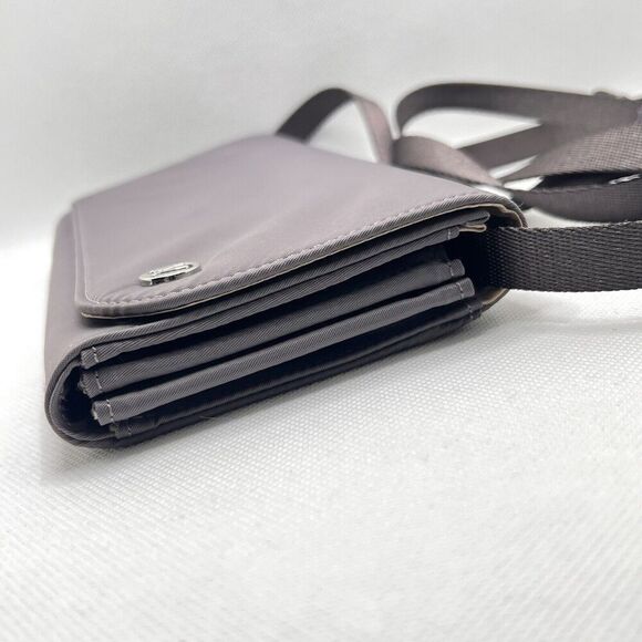 Lululemon Wallet Clutch Crossbody Lunar Rock Gray Organizer Bag - Picture 4 of 11